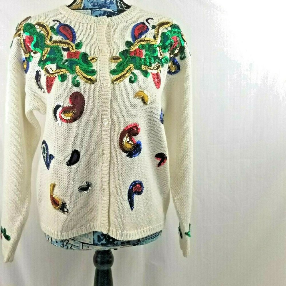 Westbound Petites Womens Vtg Sweater M12